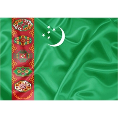 Turquemenistão - Tamanho: 4.95 x 7.07m